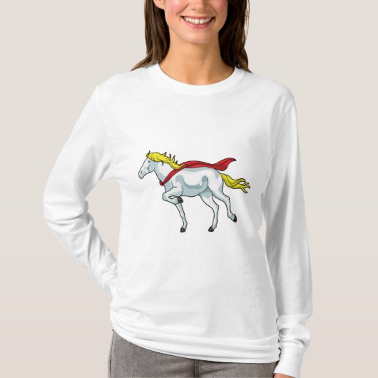 Paardencape T-shirt (Voorkant)