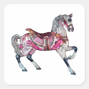 Paardencarrousel Sticker