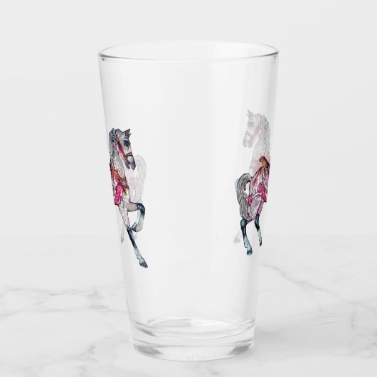 Paardencarrouselbekerglas Glas (Links)