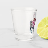 Paardencarrouselglas Shot Glas (Links)