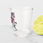 Paardencarrouselglas Shot Glas (Rechts)