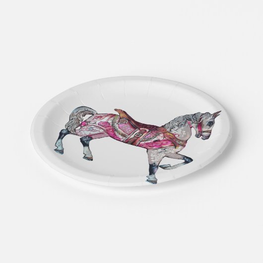 Paardencarrouselpapier Bord (Gekanteld)