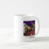 PaardenCartoon geeft T - shirts en verzamelobjecte Koffiemok (Voorkant rechts)