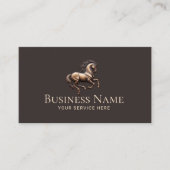 Paardenchiropractor Paardenopleiding Ruitersport Visitekaartje (Voorkant)