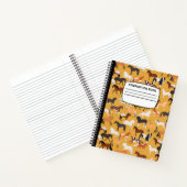 Paardencompositie Notitieboek spiraalbreed geregee (Binnen)