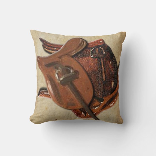 paardendecor voor slaapkamerdecor kussen (Voorkant)