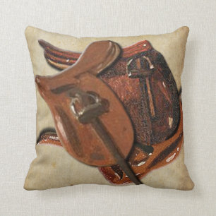 paardendecor voor slaapkamerdecor kussen