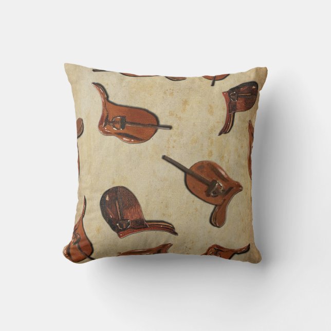 paardendecor voor slaapkamerdecor kussen (Voorkant)