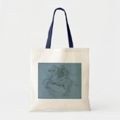 Paardendenkmal (studie) van Leonardo da Vinci Tote Bag (Voorkant)