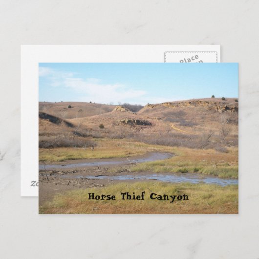 Paardendief Canyon Briefkaart (Voorkant / Achterkant)