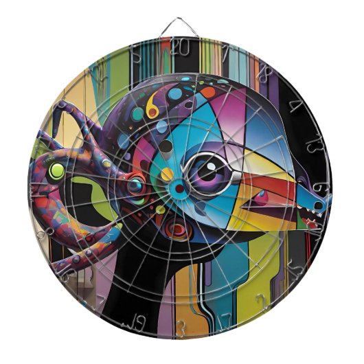 Paardendief Dartbord (Voorkant)