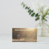Paardendiensten/veterinaire Visitekaartjes voor pa (Staand voorkant)