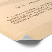 Paardendiepe spieren Anatomie Franse  afdruk Poster (Hoek)