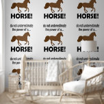 Paardendier Schattige Funny Horse Behang<br><div class="desc">Horse Animal Schattige Funny Horse Wallpaper origineel ontwerp van Nisha Prabhu. Transformeer uw ruimte met onze charmante Horse Animal Wallpaper, waar schattigheid en hilariteit elkaar ontmoeten! Met speelse design van schattige paarden gevangen in hun meest grillige momenten, is dit behang ideaal voor het toevoegen van een vleugje plezier aan elke...</div>