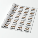 Paardendier Schattige Funny Horse Cadeaupapier<br><div class="desc">Horse Animal Schattige Funny Horse Wrapping Paper origineel ontwerp van Nisha Prabhu. Zadelen voor de lol met onze schattige Horse Animal Schattige Funny Wrapping Paper! Of je nu cadeau doet aan een paardenliefhebber of gewoon een speelse touch aan je cadeaus wilt toevoegen, dit charmante ontwerp zal zeker overal glimlachen brengen....</div>