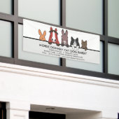 Paardendieren Kat Dog konijn Spandoek (Buitenkant Gebouw)