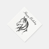 Paardendierthema Servetten (Hoek)