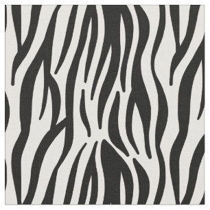 Paardendierzebrapatroon zwart-wit Camo Stof