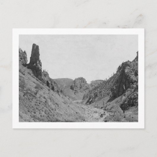 Paardendrager in foto van Phantom Ridge Briefkaart (Voorkant)