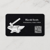 Paardendrager Premium QR Visitekaartje (Voorkant)