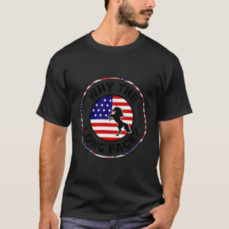 Paardeneigenaar Lover Jockey Quote I Trots USA Fla T-shirt