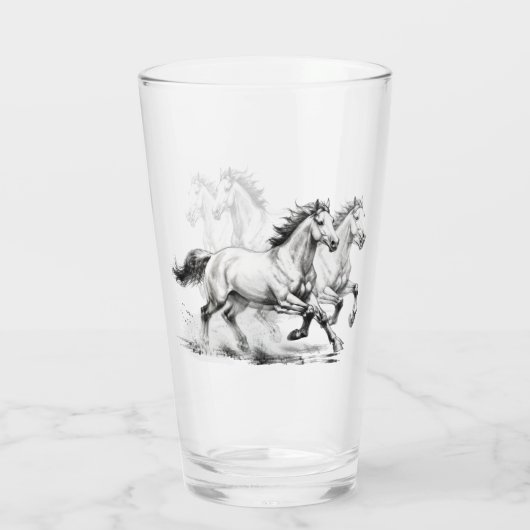 Paardenelegantie Glas (Achterkant)