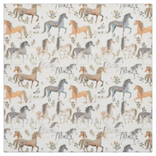 Paardenelegantie: grillig paard stof