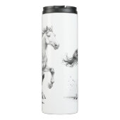 Paardenelegantie Thermosbeker (Achterkant)