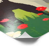 PAARDENFAMILIE. FOTO AFDRUK (Hoek)