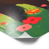 PAARDENFAMILIE. FOTO AFDRUK (Hoek)