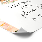 Paardenfeest Dank je voor het teken Poster (Hoek)