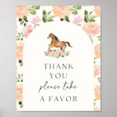 Paardenfeest Dank je voor het teken Poster (Voorkant)