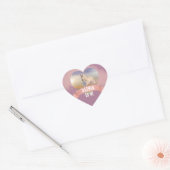 Paardenfeest Hart Sticker (Envelop)
