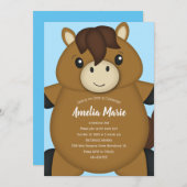 Paardenfeest Kaart (Voorkant / Achterkant)