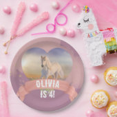 Paardenfeest Papieren Bordje (Feest)