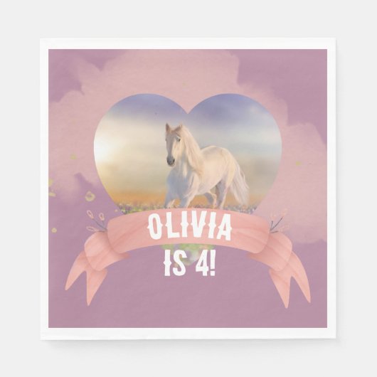 Paardenfeest Servet (Voorkant)
