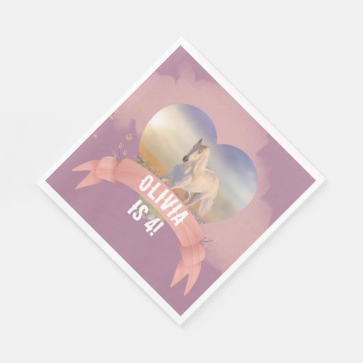 Paardenfeest Servet (Hoek)