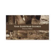 Paardenfeet Westerne Vintage Sepia Brown Rustic