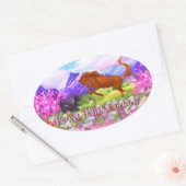 Paardenfenomenen Lente Sticker (Envelop)