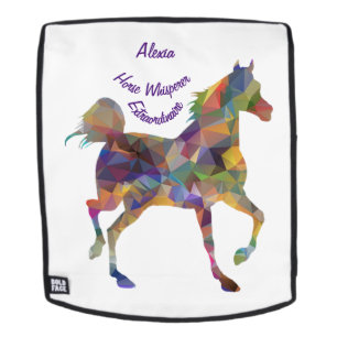 Paardenfluisteraar Ik hou van paarden Personalisee Rugtassen