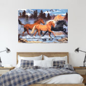 Paardenfluistering Canvas Afdruk (Insitu (Slaapkamer))