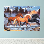 Paardenfluistering Canvas Afdruk (Insitu (Houten vloer))
