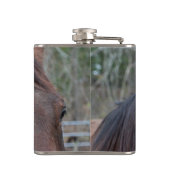 Paardenfoto Heupfles (Achterkant)