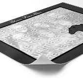 Paardenfoto-Lijst - zwart Poster (Hoek)