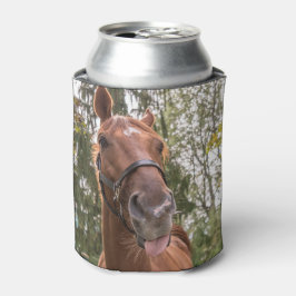 Paardenfoto Monogram Funny Koelbox Blikjeskoeler