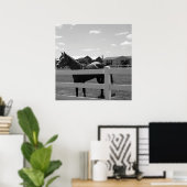 Paardenfoto Poster (Thuiskantoor)