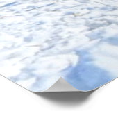 Paardenfoto tijdens de winterperiode "Jaar van de  Poster (Hoek)