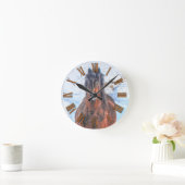 Paardenfoto tijdens de winterperiode "Jaar van de  Ronde Klok (Huis)