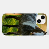 Paardenfoto toevoegen Aanpassen Case-Mate iPhone Case (Achterkant (horizontaal))