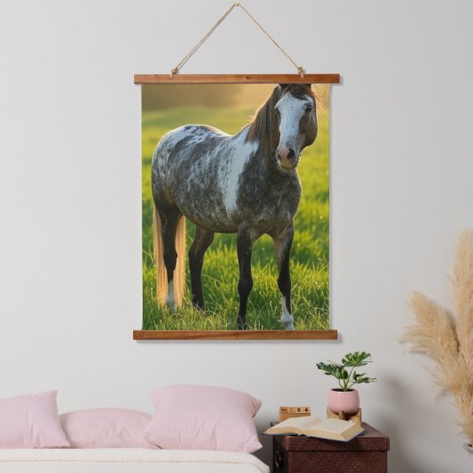 Paardenfoto toevoegen Aanpassen Hangend Wandkleed (Slaapkamer)